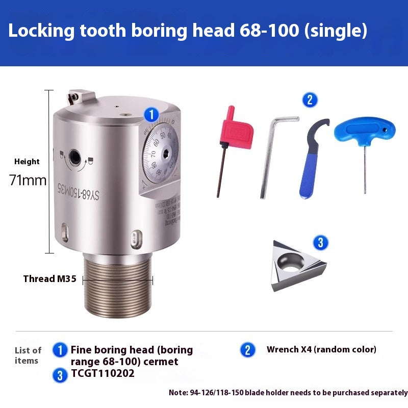 1070-SDJ Fine Boring Tools Fine Boring Heads Adjustable BT40 Fine Boring Tools Set Machining Center Small Bore Fine Boring Tools Shandong Denso Pricision Tools Co.,Ltd.